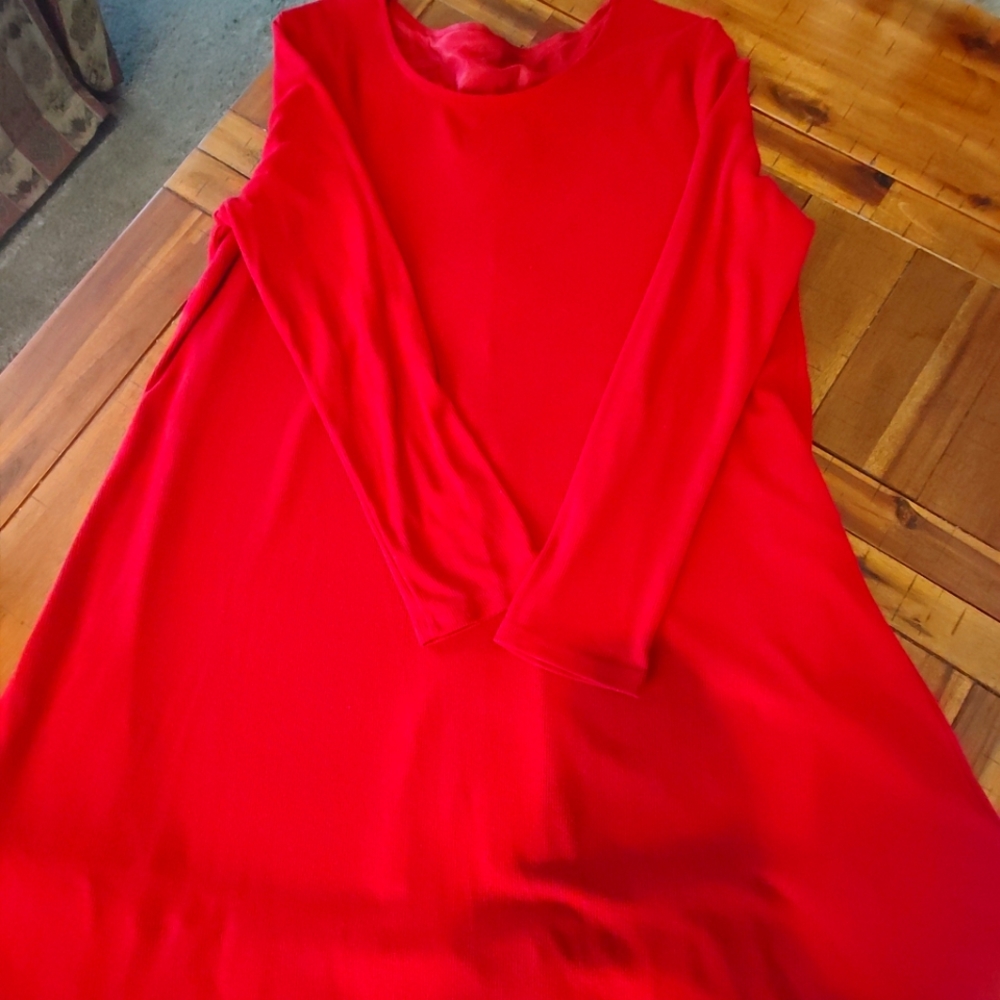 Red dress